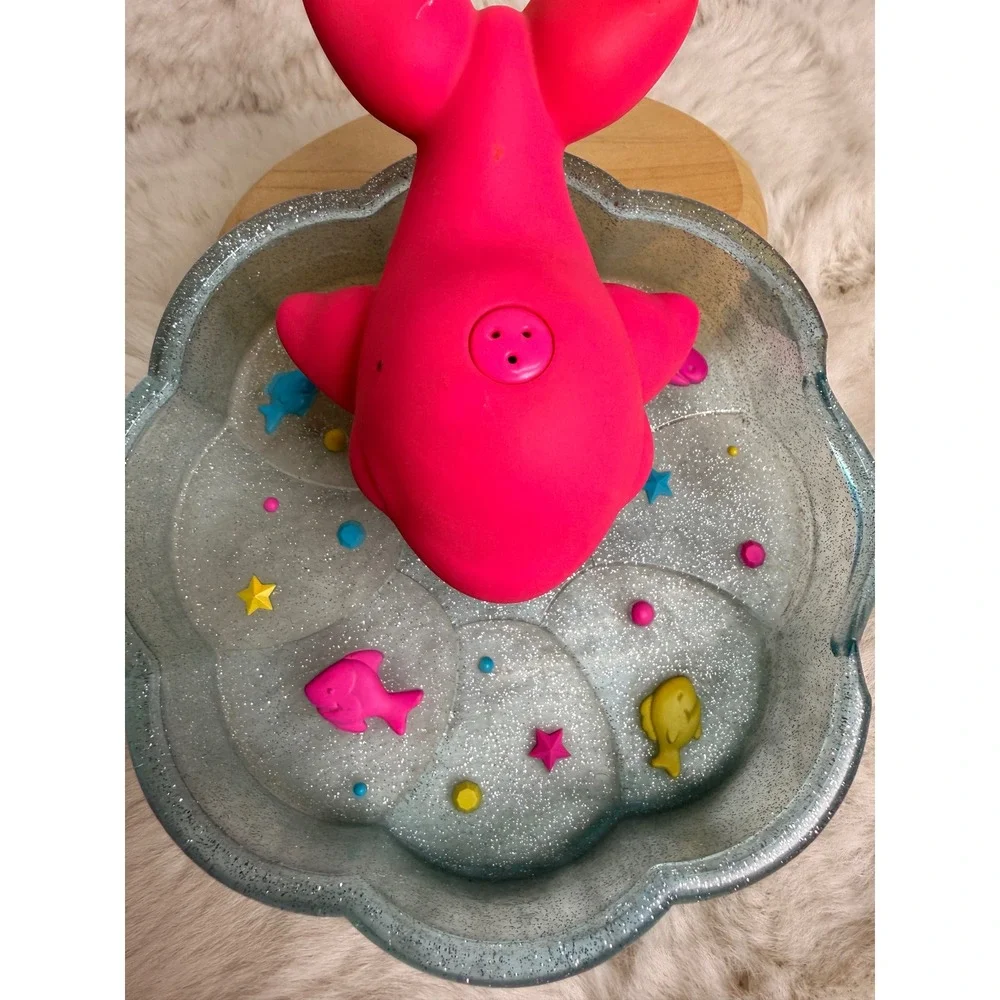 Vintage 1994 Mattel Kelly Doll Pool Fun Partial Playset Barbie Sister Pink Whale